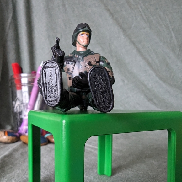 World Peacekeepers Soldier Figure Camo Articulated Military Toy Adventure Helmet - Picture 2 of 12